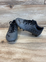 Puma Tacto II FG/AG Jr Soccer Cleats Grey/Black Sz 12c