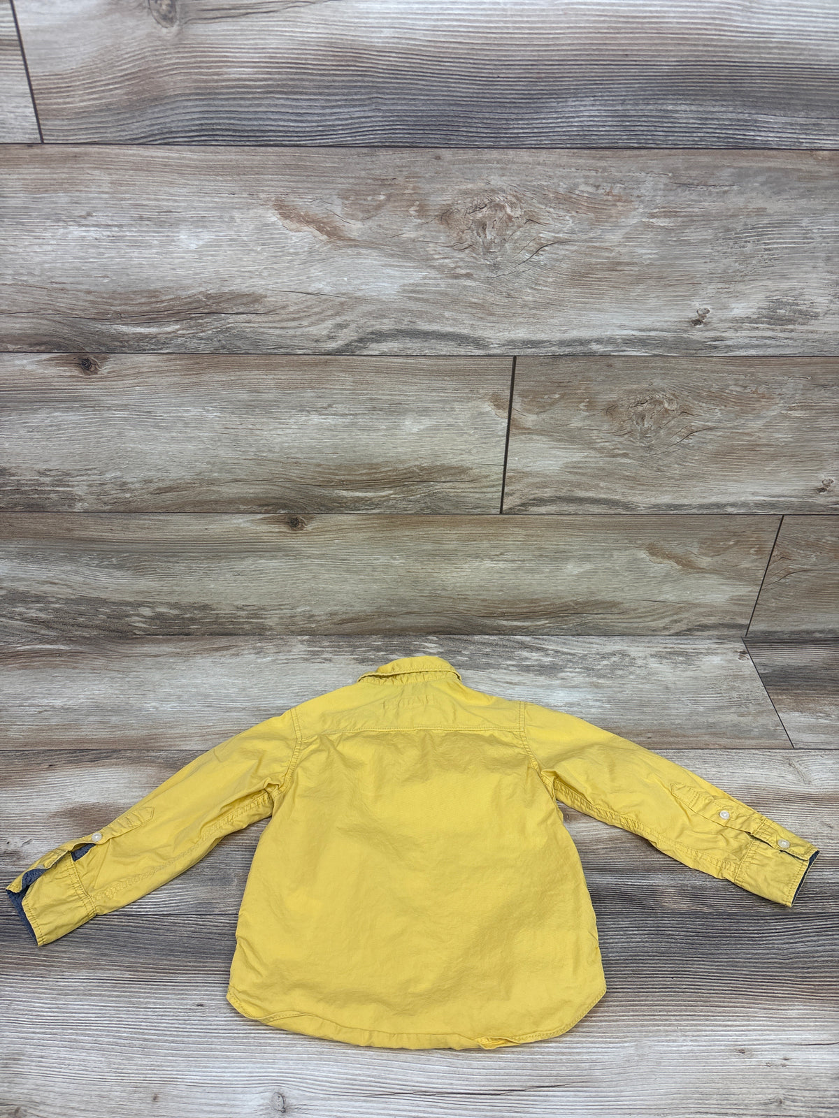 L.O.G.G. Long Sleeve Button-Up Shirt Yellow sz 2-3T