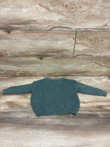 Little Co Knit Joyful Sweater Green sz 12m
