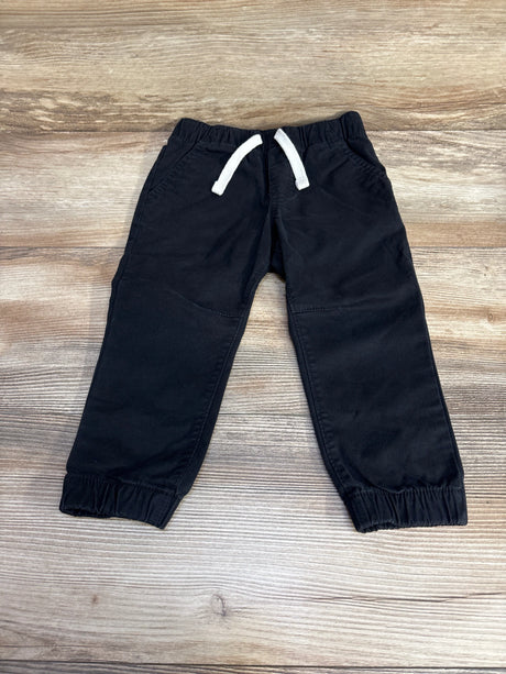Cat & Jack Drawstring Jogger Pants Black sz 2T - Me n Mommy To Be