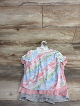 NEW Layer 8 3pk Shirt Set & Headband Grey sz 5T