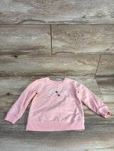 Cat & Jack Happy As Can Bee Pull Over Sweater Pink sz 2T