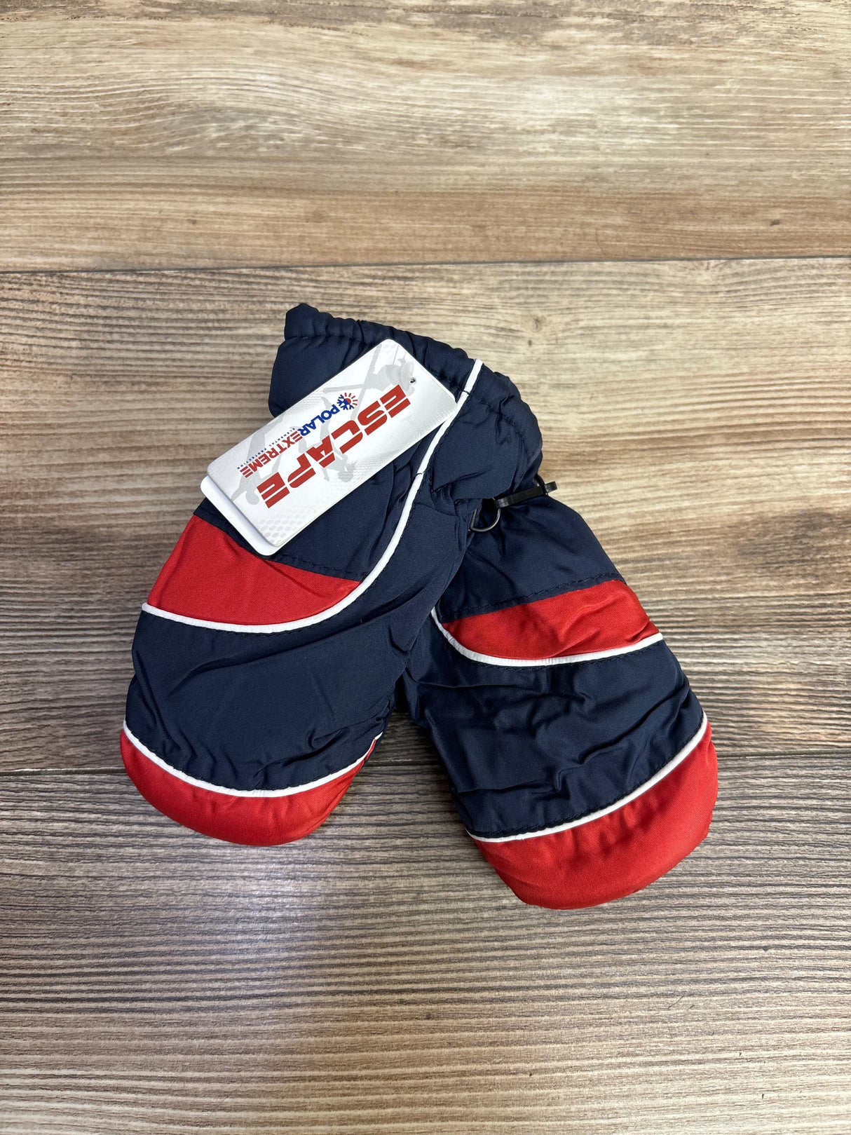 NEW Polar Extreme Escape Winter Mittens Navy/Red OSFM