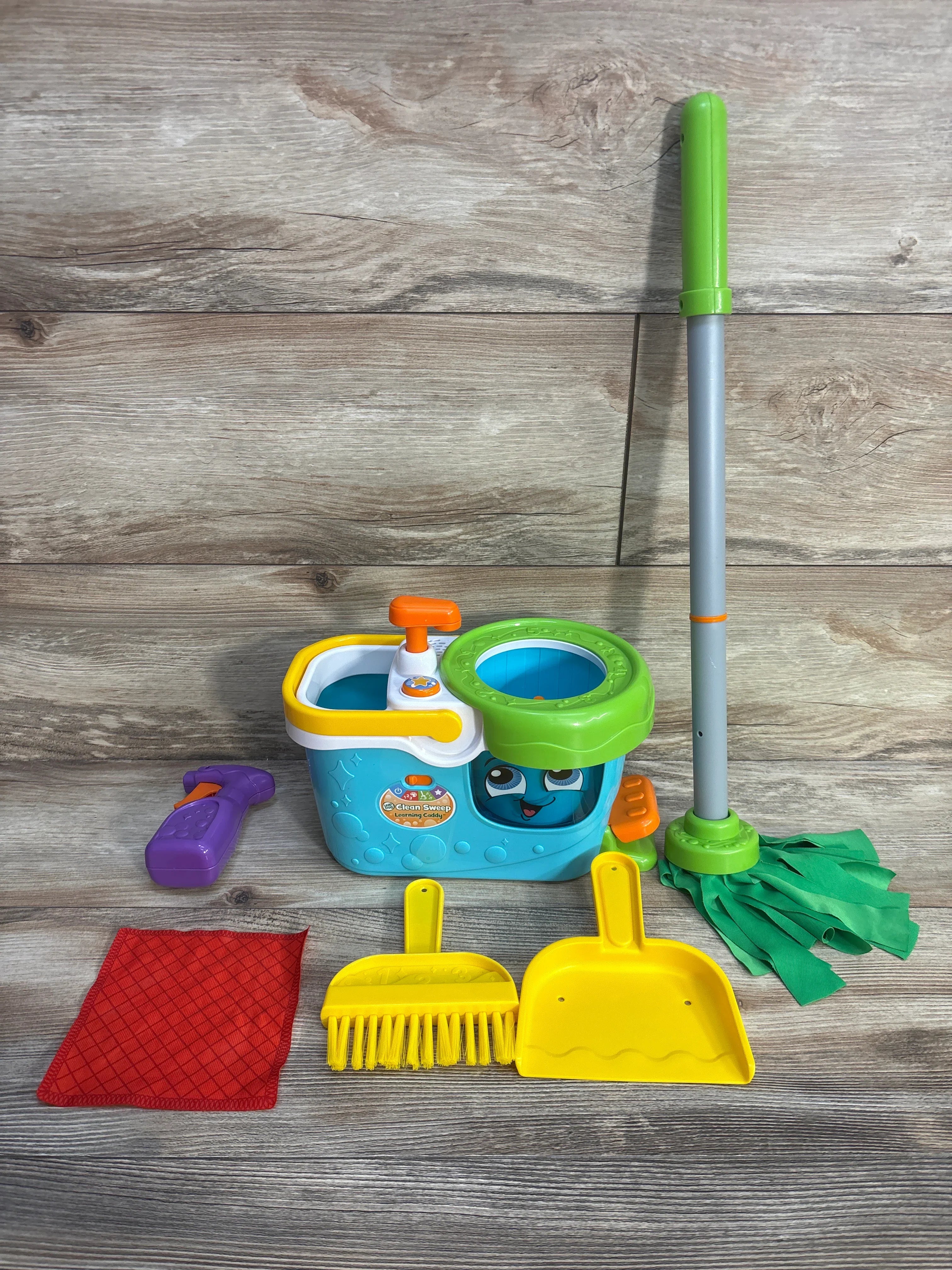 Leapfrog Clean Sweep Learning Caddy Mop & Broom Set – Me n Mommy To Be