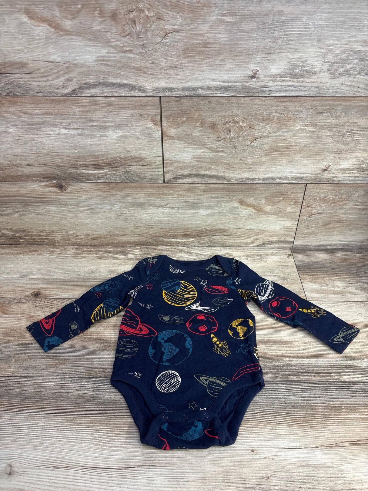 Baby Gap Space Bodysuit Navy sz