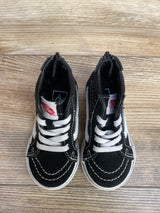 Vans Sk8-Hi Zip Shoes, Black sz 6c
