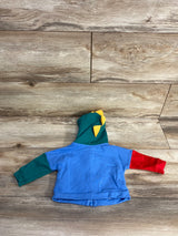 Cat & Jack Color Block Full Zip Hoodie Blue sz 0-3m