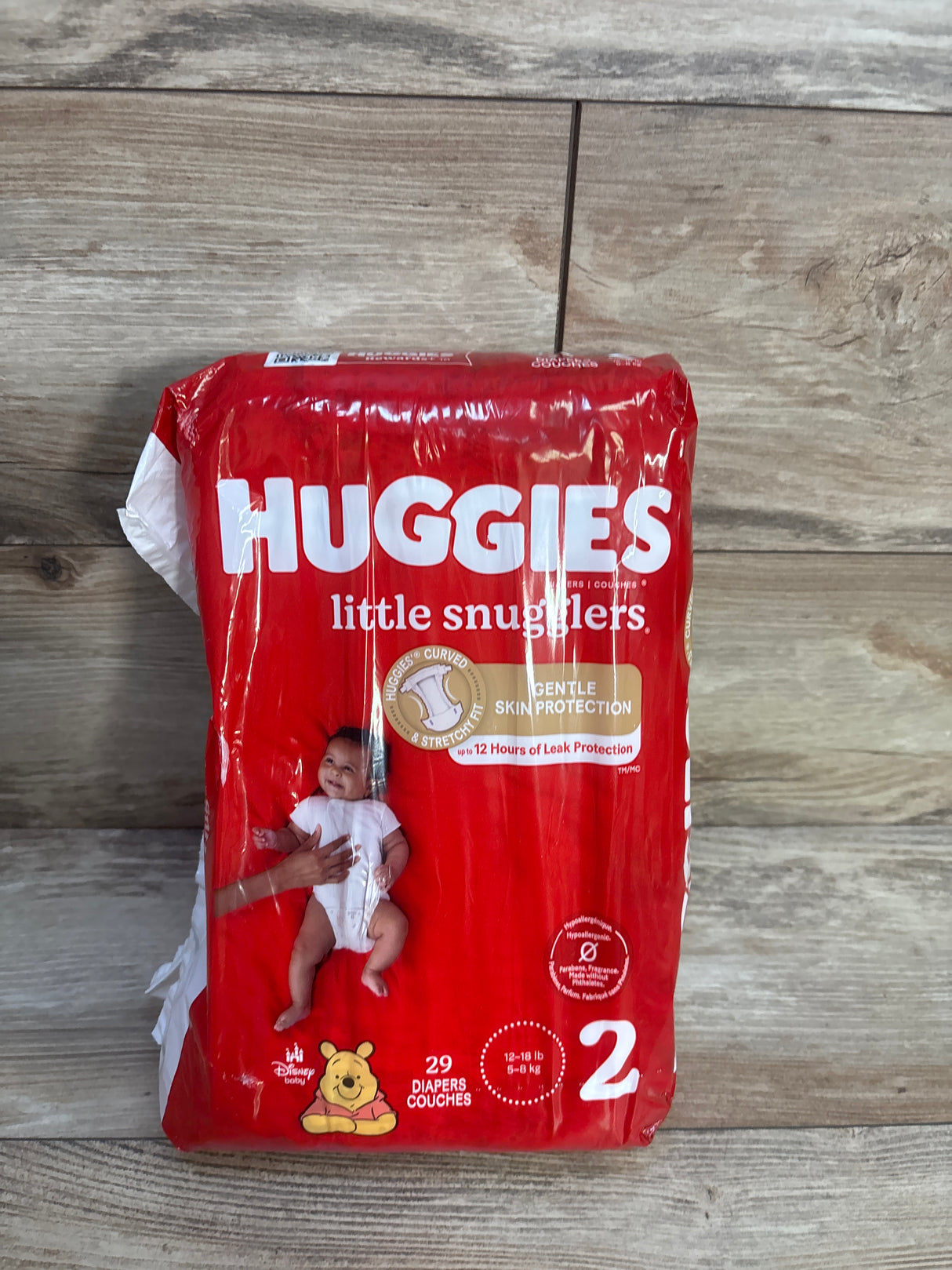 NEW Huggies Little Snugglers Baby Diapers, Size 2 29ct.