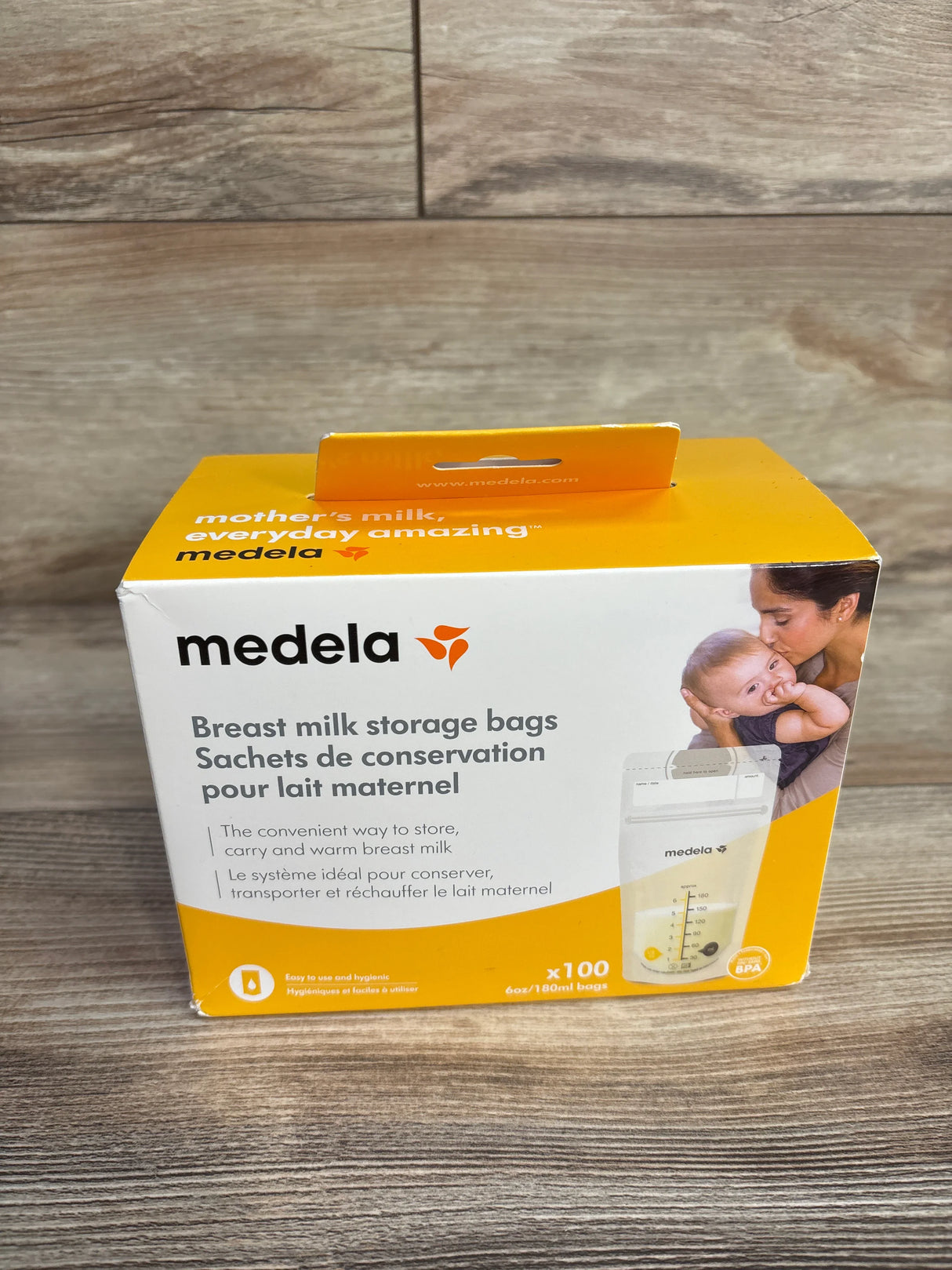 NEW Medela 100ct Breast Milk Storage Bags 6oz