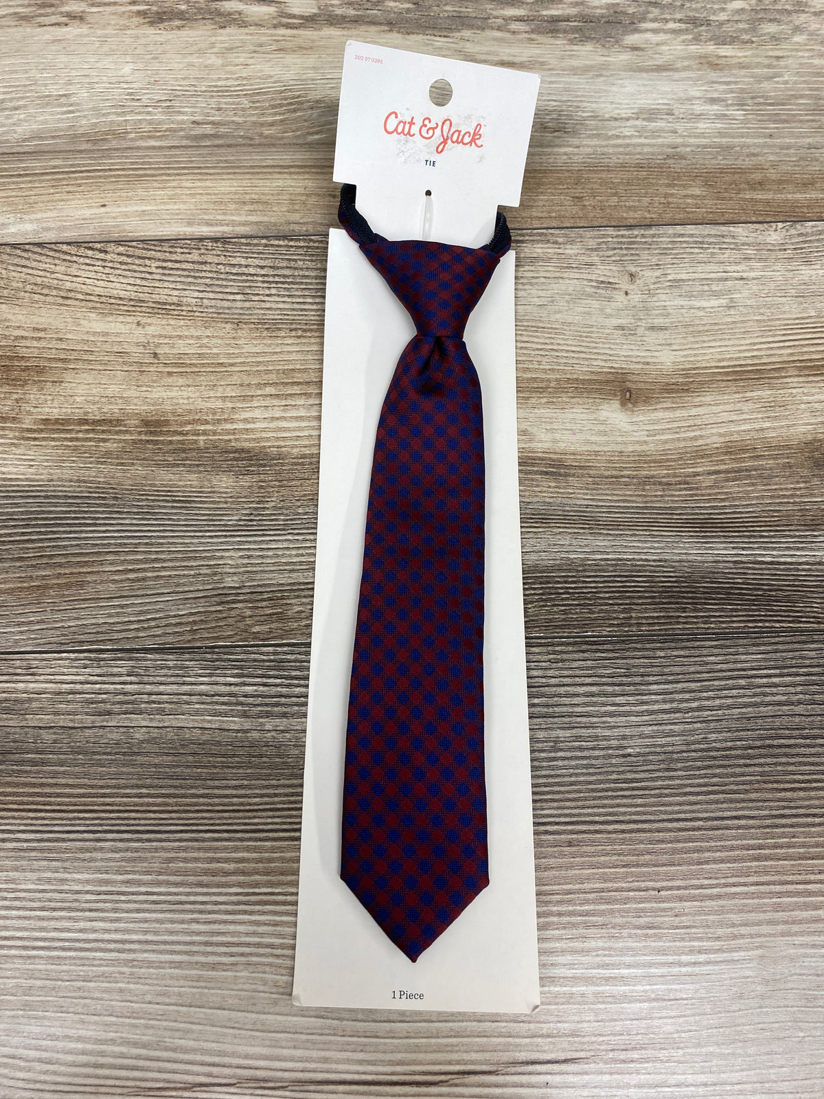 NEW Cat & Jack Zip Necktie - Blue/Red sz S/M