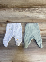 Just One You 2pk Pull On Pants Sage sz PREEMIE