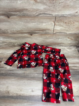 Disney Mickey Mouse Coat Style Pajama Set Red sz 12-18m