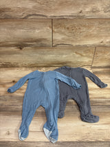 Cloud Island 2pk So Very Soft Modal Sleepers Blue sz 0-3m
