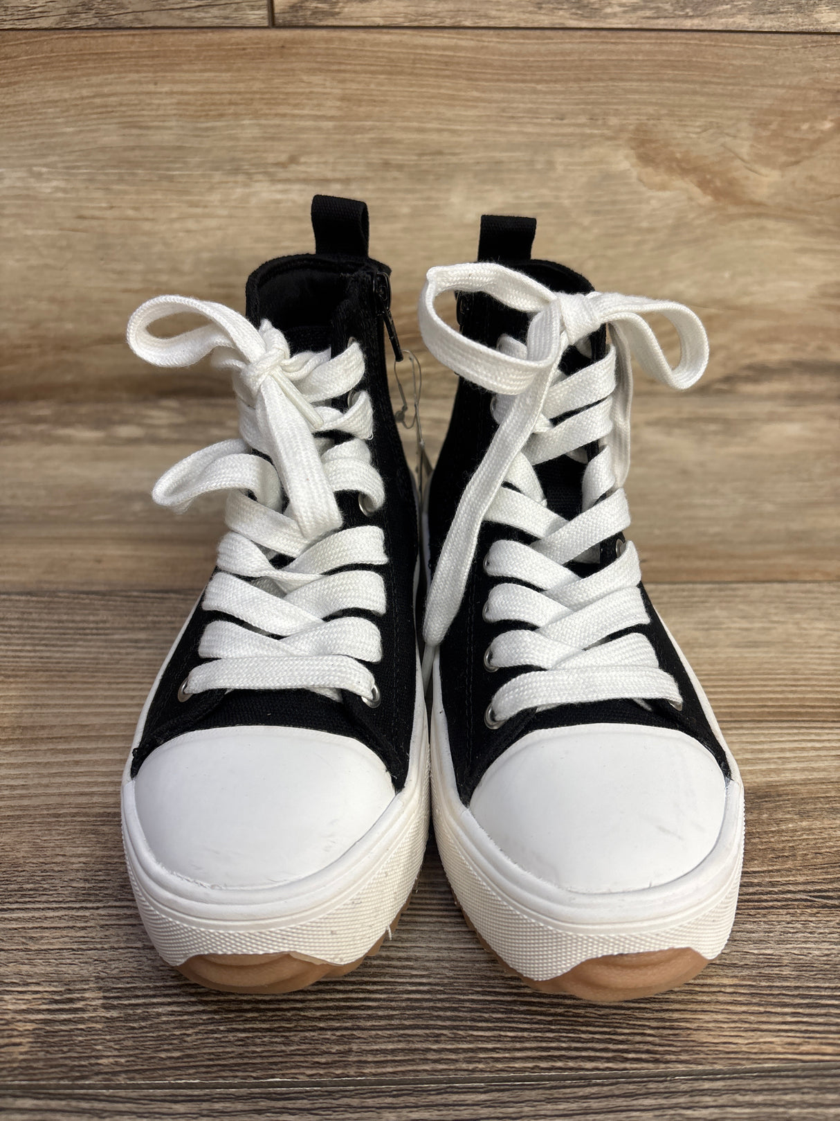 NEW Art Class Platform Canvas High-Top Sneakers Black sz 13c