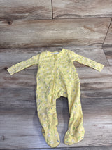Laughing Llama Floral Sleeper Yellow sz 3m