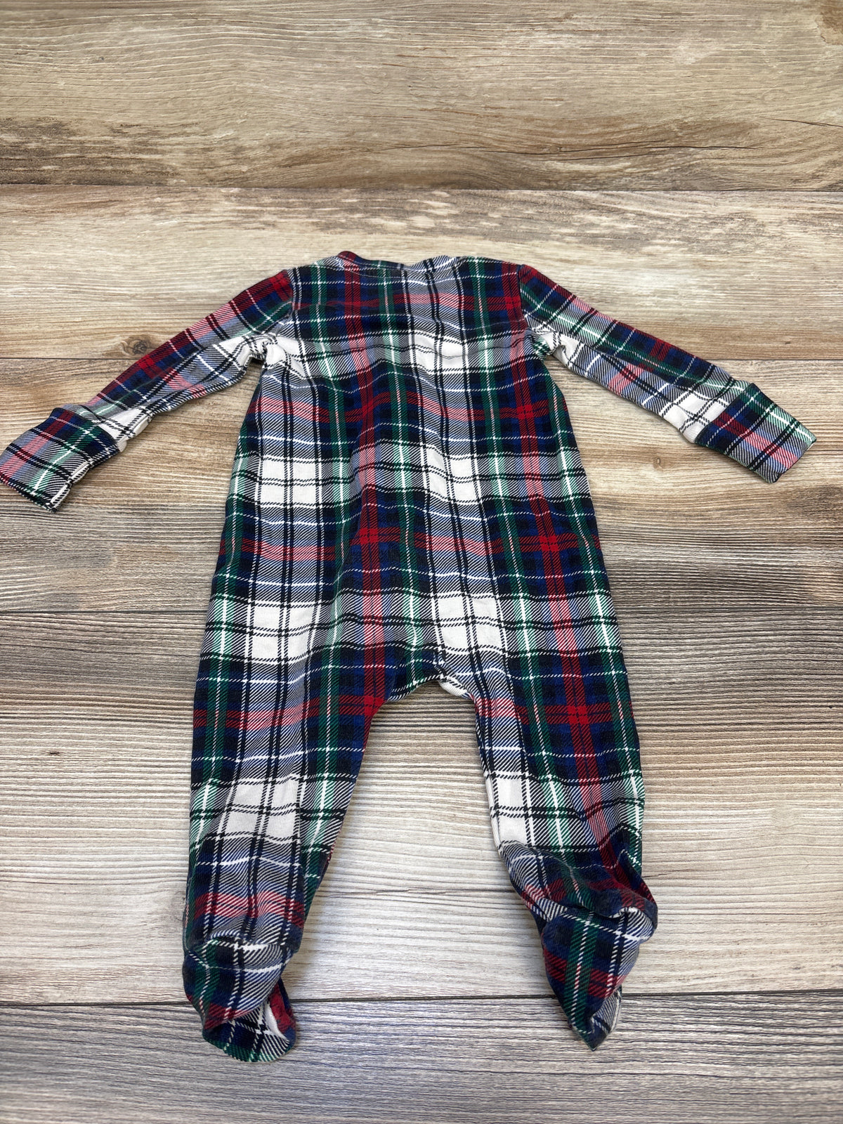 Baby Gap Plaid Sleeper Navy sz 0-3m