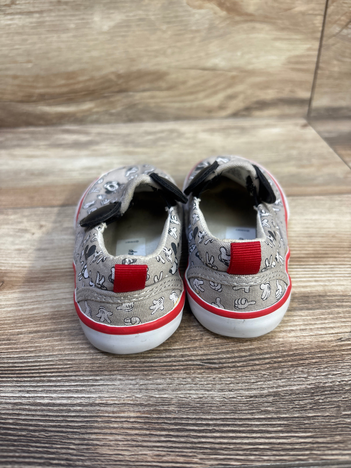 Baby Gap x Disney Mickey Mouse Slip On Sneakers Grey sz 6c
