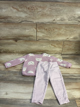 Carter's 2pc Sherpa Sweatshirt & Pants Set Pink sz 18m