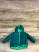 Cat & Jack Lightweight Puffer Jacket Green sz 12m