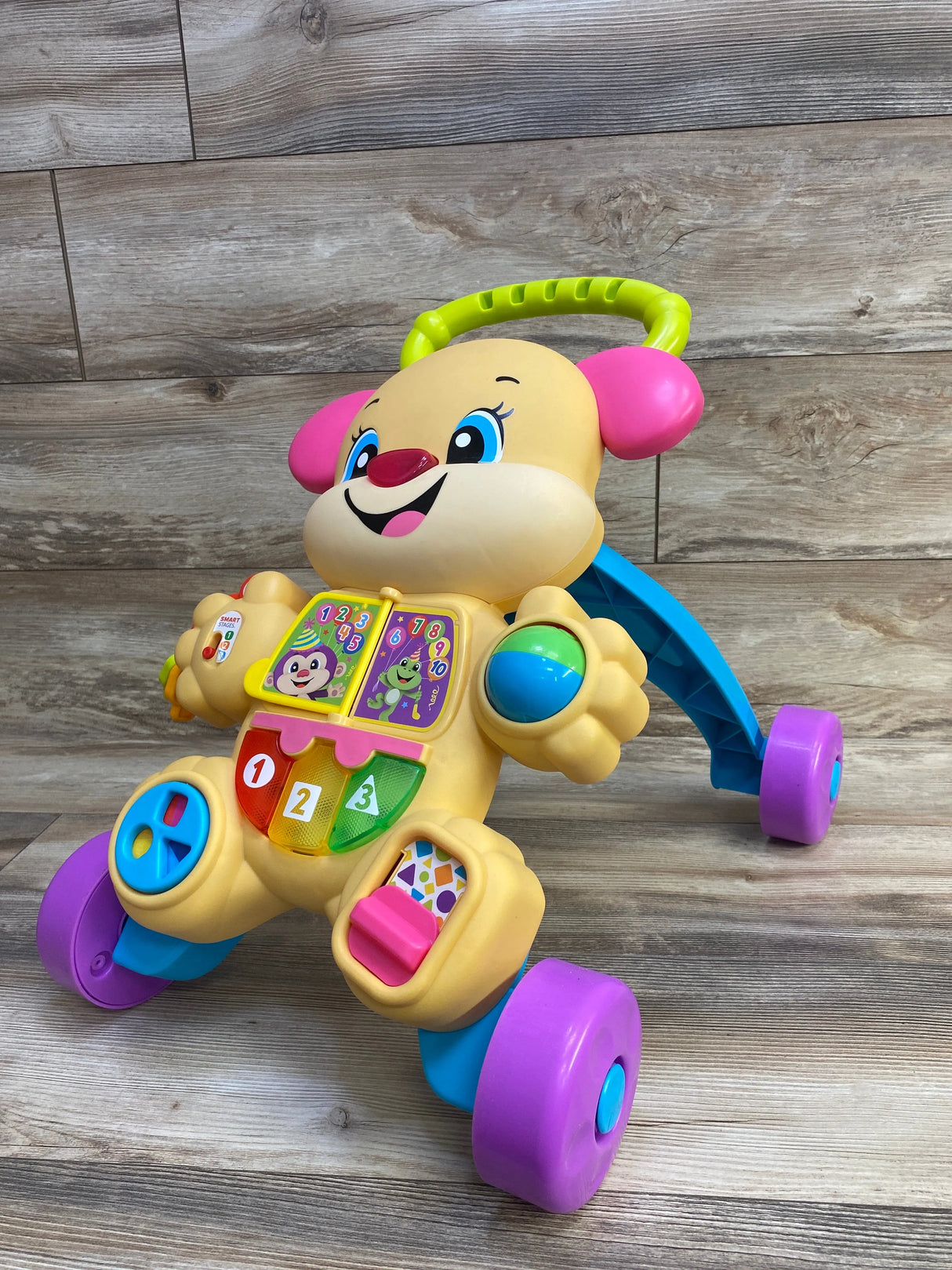 Fisher Price Laugh and Learn Smart Stages Learn With Puppy Walker Pink