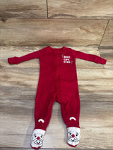 Children's Place Best Gift Ever Sleeper Red sz 0-3m