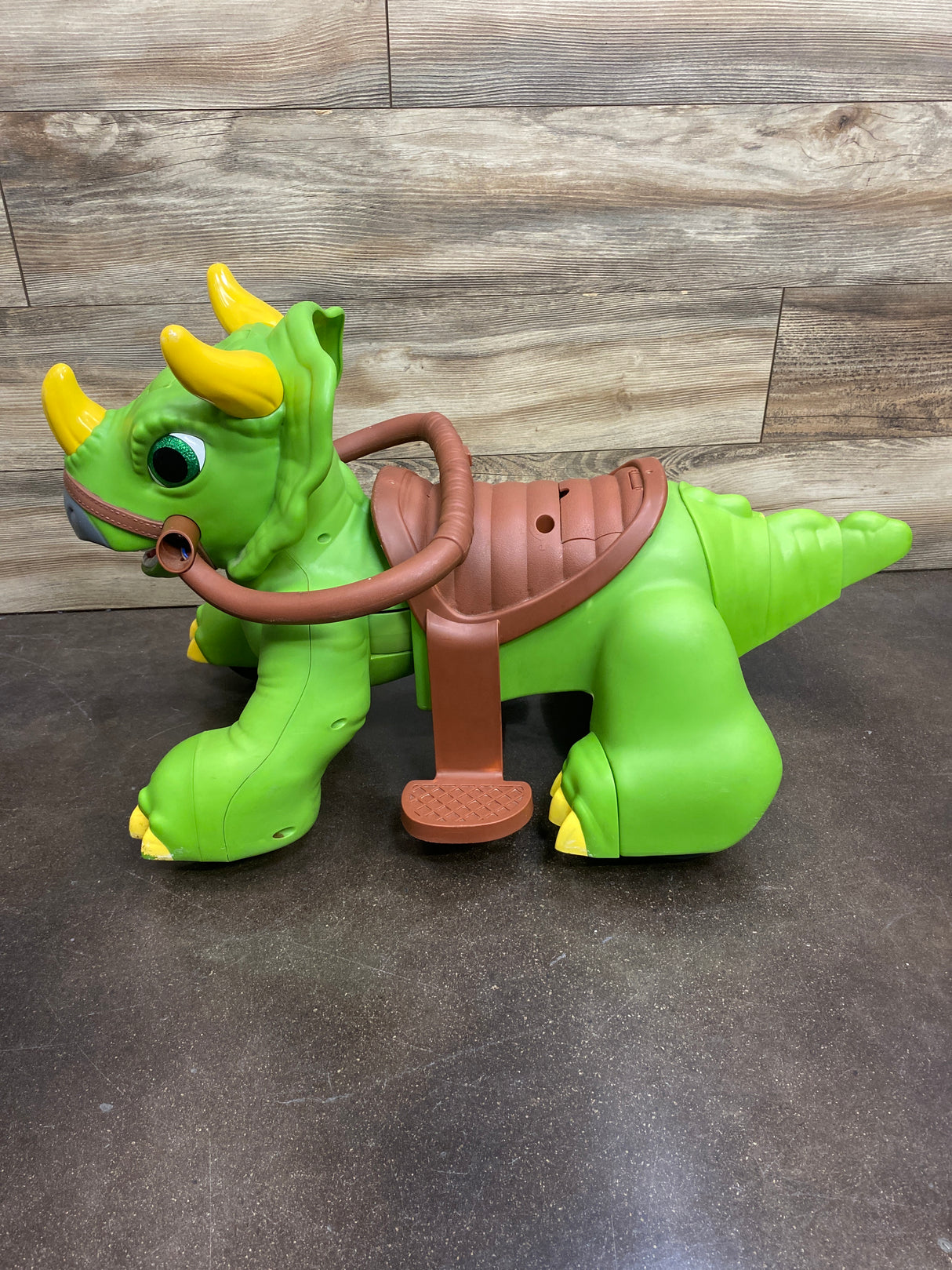 Rideamals Dinosaur Ride-On Toy Green