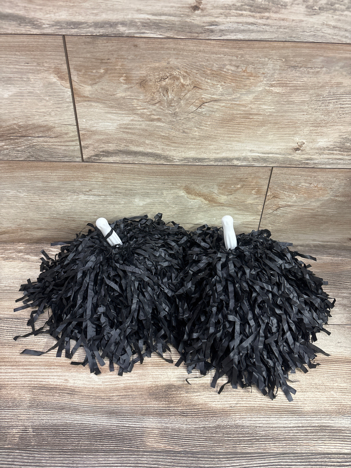 Yaure Joy 2pc Cheerleading Pom-Poms Black