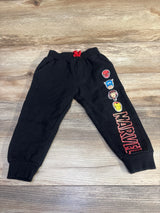 Marvel Drawstring Joggers Black sz 3T