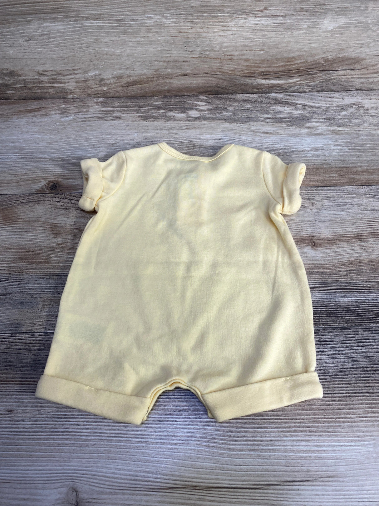Disney Baby Henley Winnie The Pooh Shortie Romper Yellow sz 3m