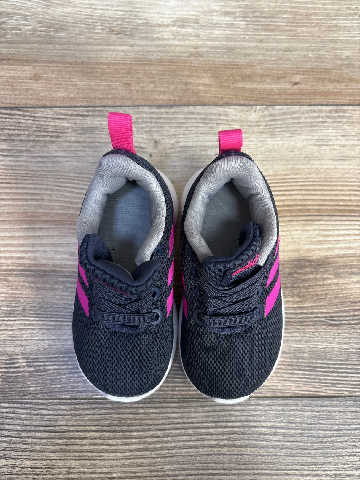 Adidas Lite Racer Sneakers Navy/Pink sz 4c