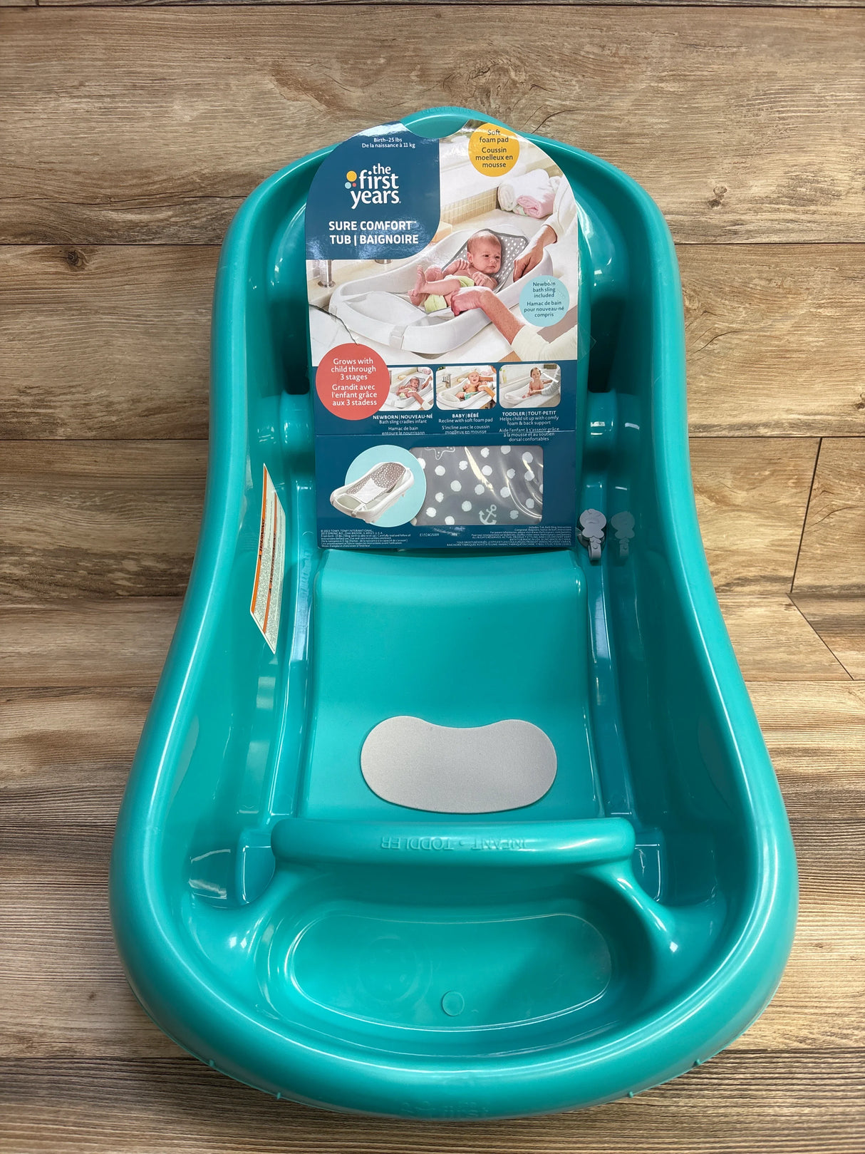 NEW The First Years Sure Comfort Deluxe Newborn-to-Toddler Tub with Sling - Me n Mommy To Be