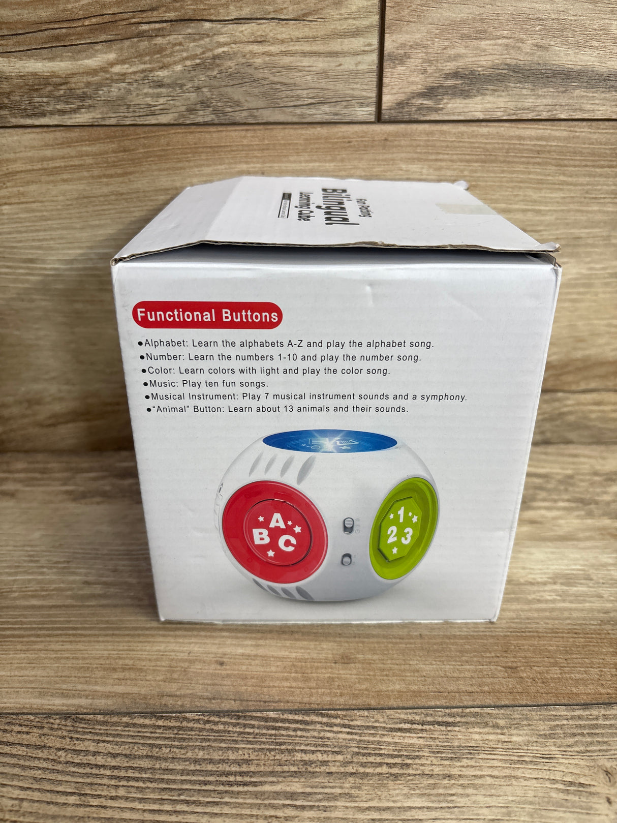 NEW Talk Fun Bilingual Learning Cube