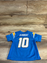 Nike NFL Los Angeles Chargers Justin Herbert #10 Game Jersey Blue sz 3T