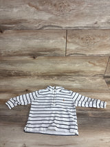 Ralph Lauren Striped Half-Zip Sweater White sz 12m