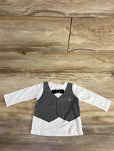 Calvin Klein Suit Vest Shirt White sz 3-6m