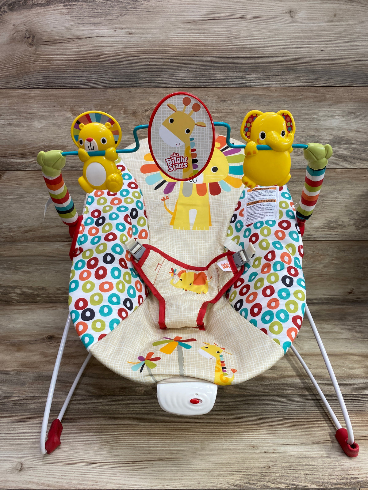 Bright Starts Playful Pinwheel Vibrating Baby Bouncer