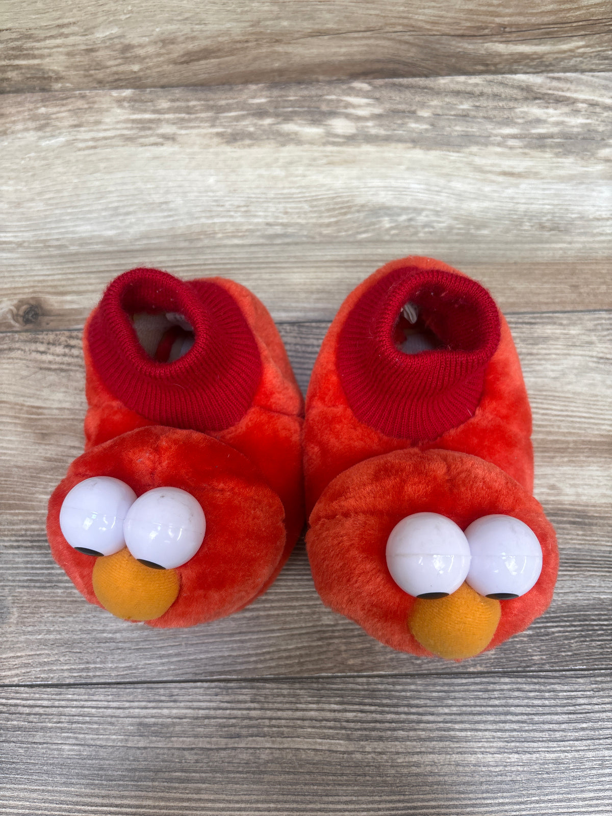 Sesame Street 3D Elmo Slippers Red sz 7-8c