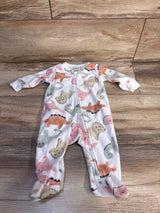 Carter's Dinosaur Blanket Sleeper White sz 3m