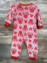 Disney Junior Minnie Mouse Blanket Sleeper Red sz 2T