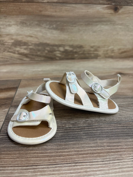 Old Navy Iridescent Strappy Sandals sz 6-12m - Me n Mommy To Be