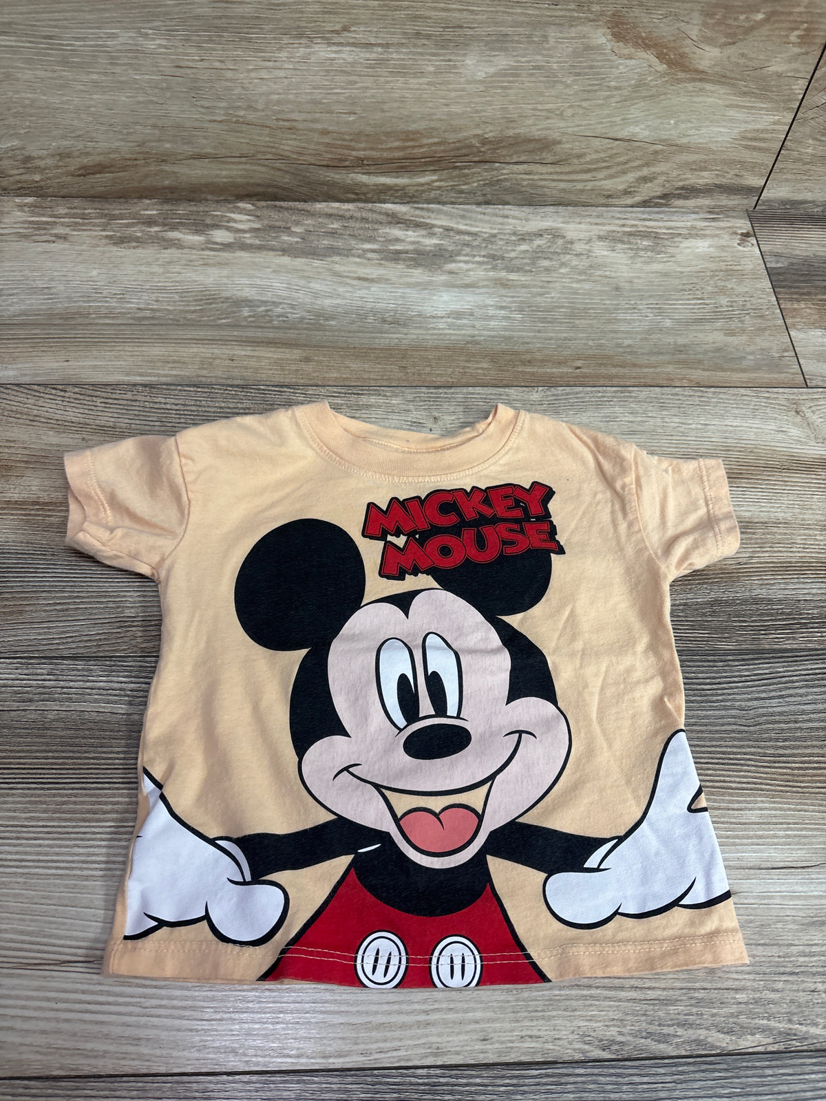 Disney Junior Mickey Mouse Shirt Orange sz 18m