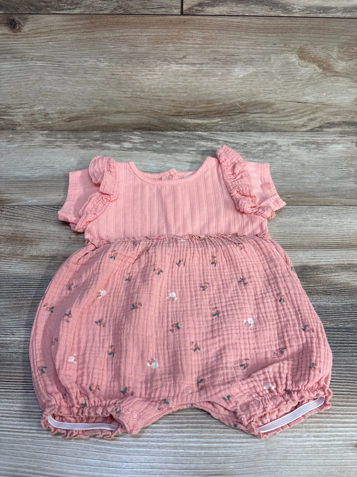 Disney Baby Floral Romper Pink sz 6-9m - Me n Mommy To Be