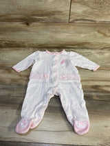 Little Me Ballerina Sleeper White sz 6m