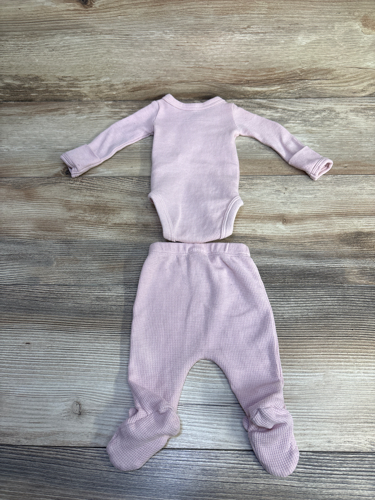 Just One You 2pc Waffle Kimono Set Pink sz Preemie