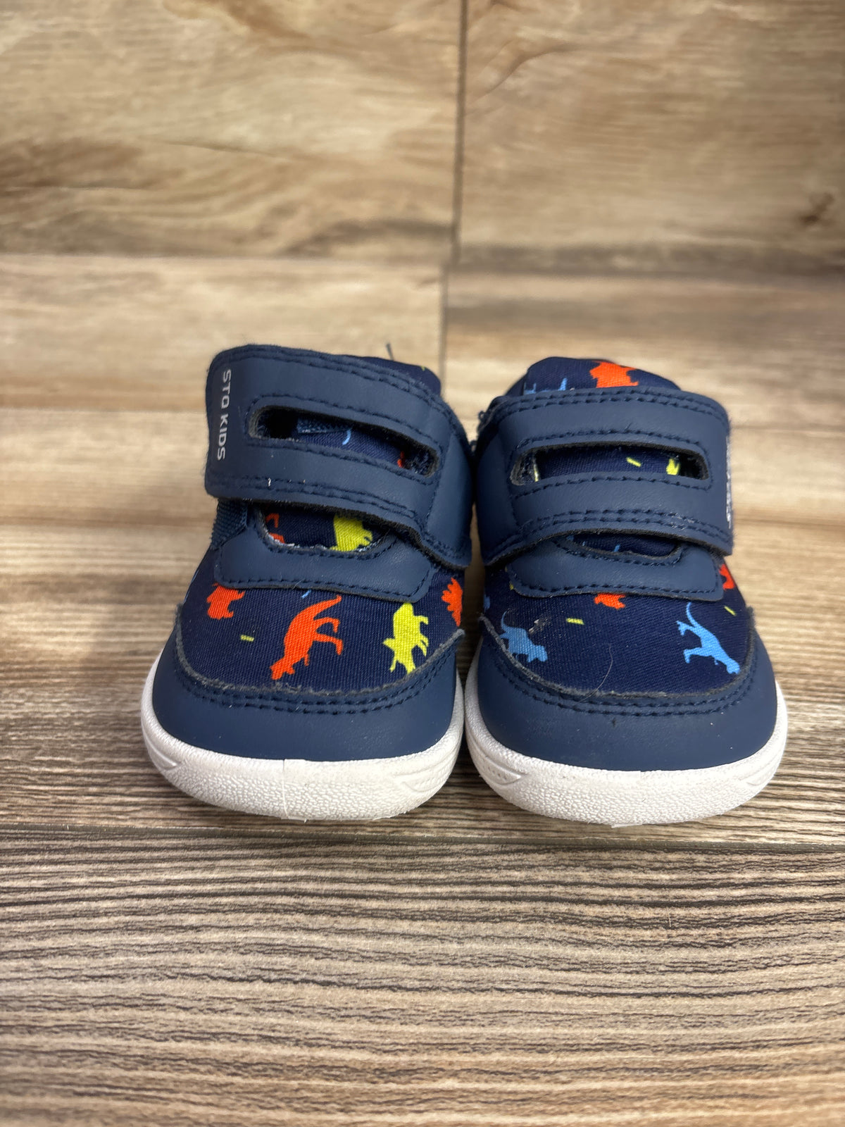 STQ Kids Dinosaur Sneakers Blue sz 4c