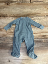 Little Planet Organic Ribbed Sleeper Blue sz 3m