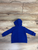 Ralph Lauren Logo Fleece Full-Zip Hoodie Blue sz 6m