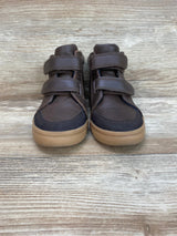 Cat & Jack Double Velcro Haider Sneakers Brown sz 9c