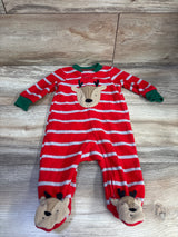 Just One You Striped Reindeer Blanket Sleeper Red sz 3m