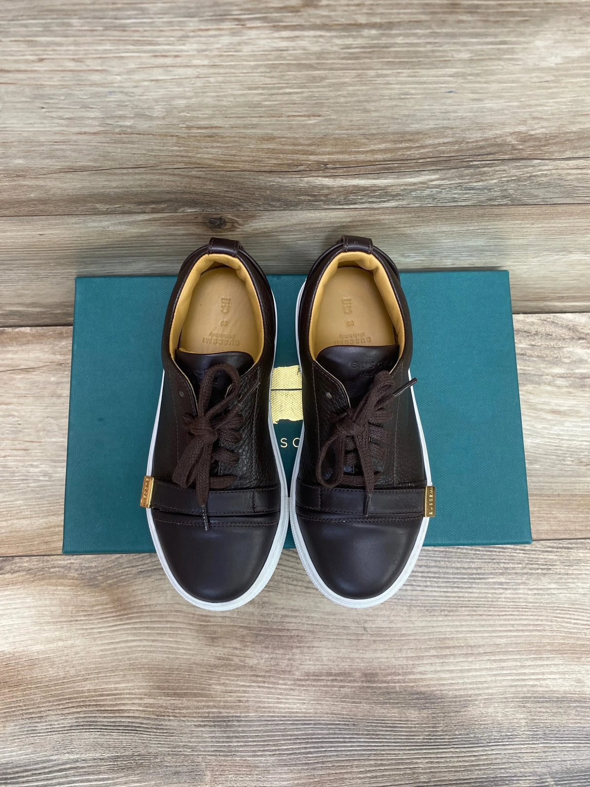 Buscemi Chocolate Low-top 50mm Trainers sz 12/12.5